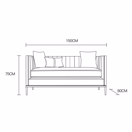 2020 Neuestes Design, modernes Wohnzimmer-Couch-Leder-Ecksofa